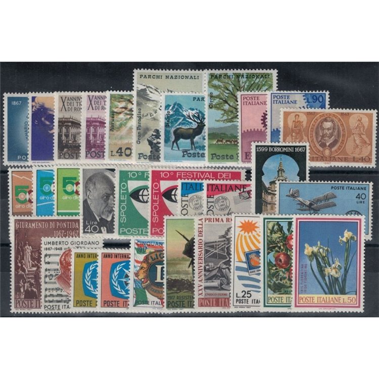 ITALIA 1967 Annata Completa 31v MNH**
