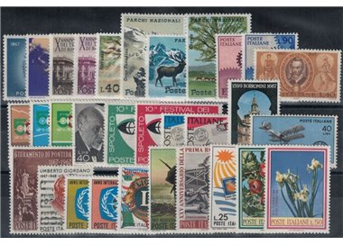ITALIA 1967 Annata Completa 31v MNH**