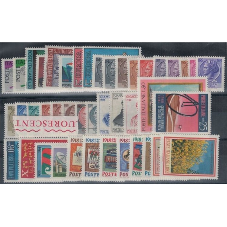 ITALIA 1968 Annata Completa 43v MNH**