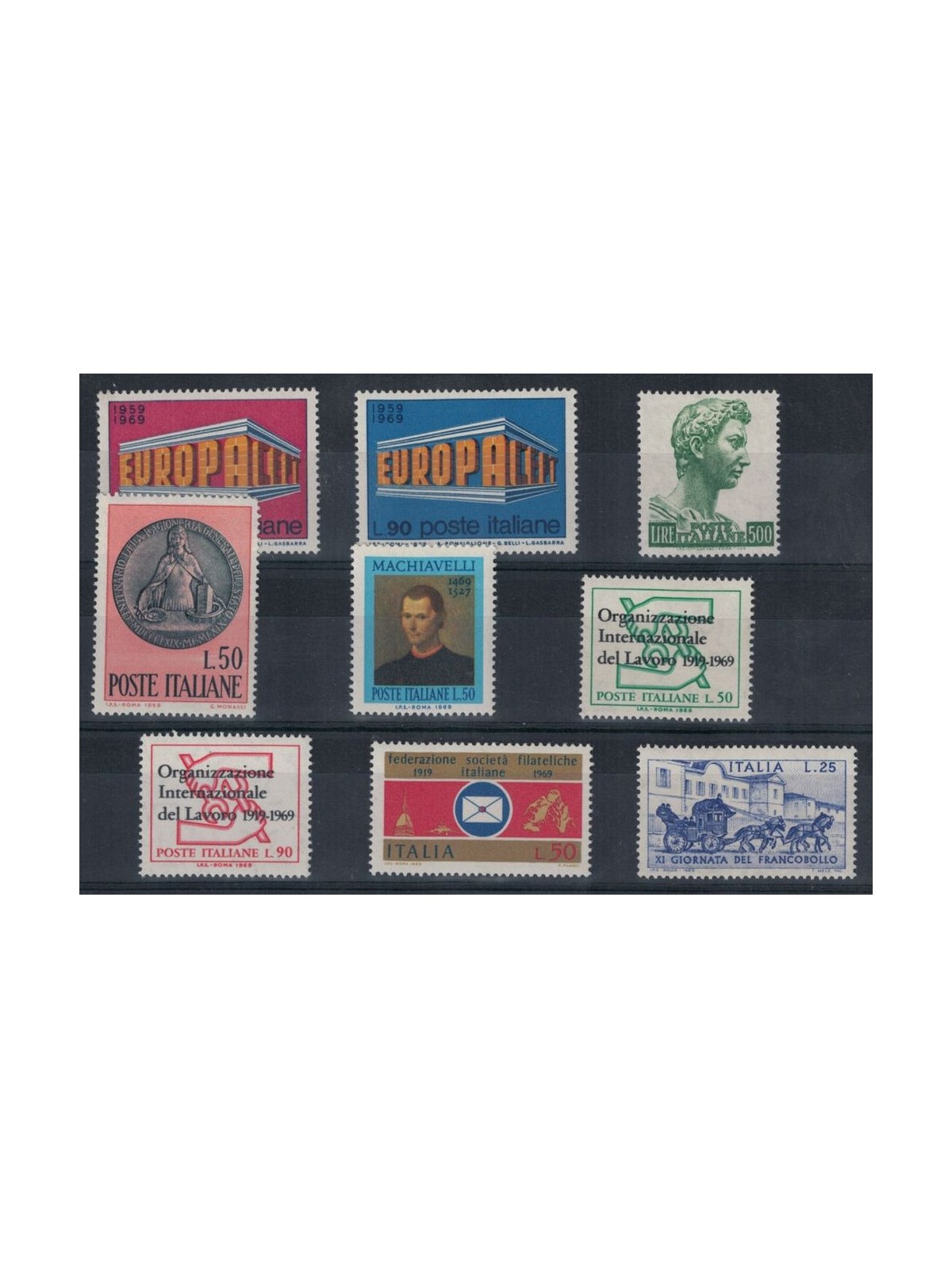 ITALIA 1969 Annata Completa 9v MNH**