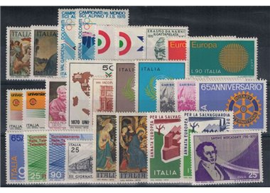 ITALIA 1970 Annata Completa 28v MNH**