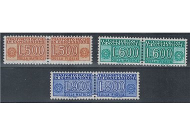 ITALIA 1976-81 Pacchi in concessione 3v MNH**