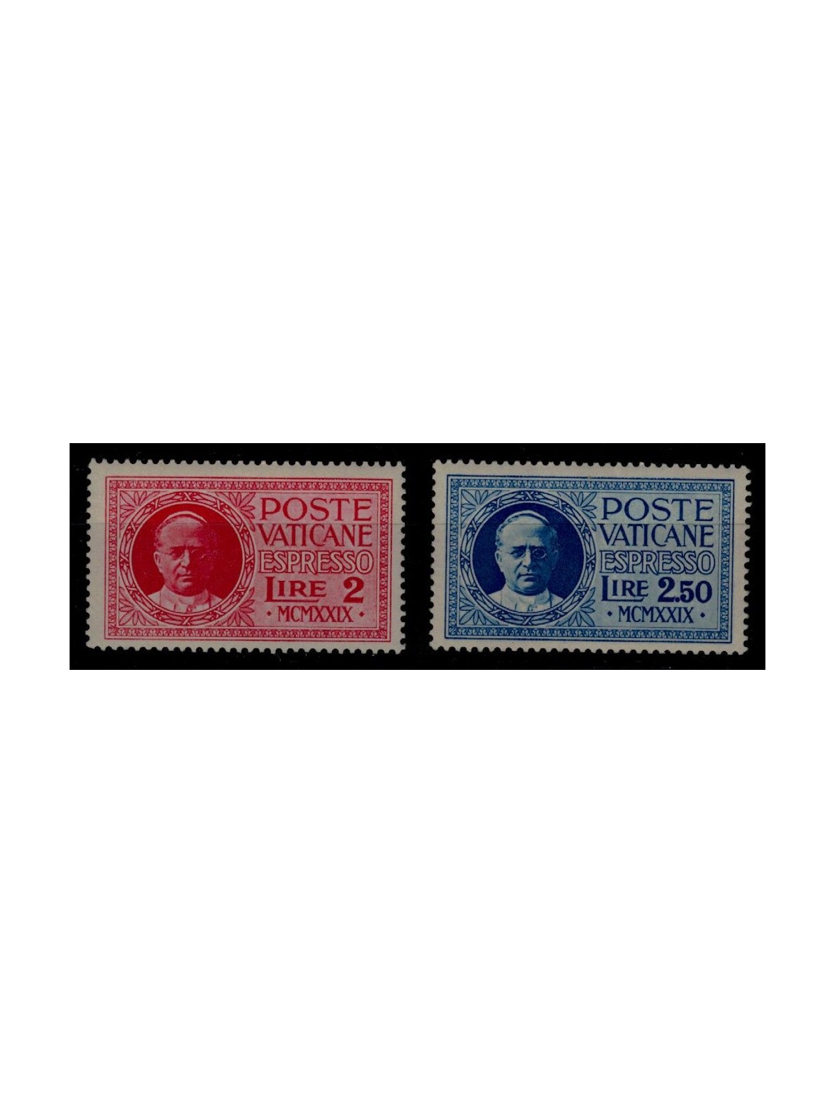 VATICAN 1929 Conciliation, express 2v MNH**