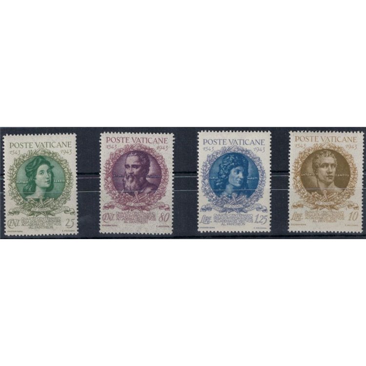 VATICAN 1944 Academy of the Virtuosi at the Pantheon 4v MNH**