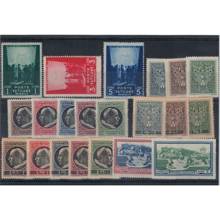 VATICAN 1945 Complete Year 21v MNH**