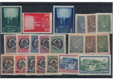 VATICAN 1945 Complete Year 21v MNH**