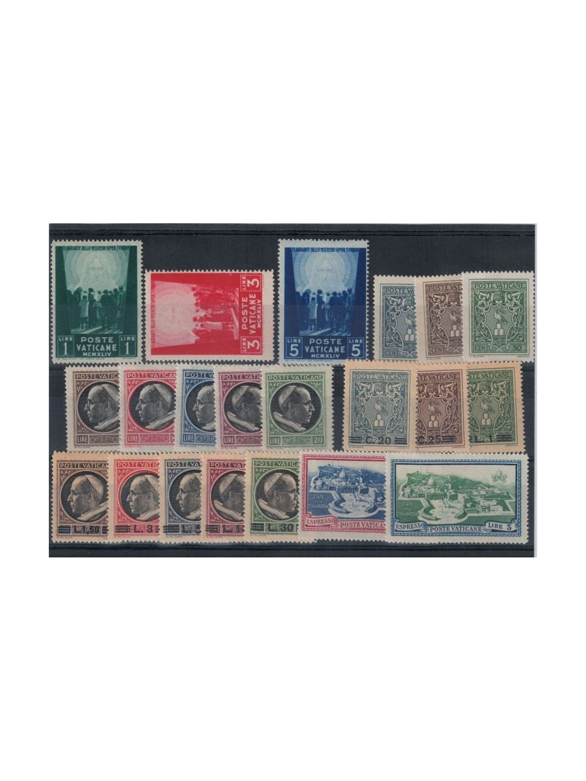 VATICAN 1945 Complete Year 21v MNH**
