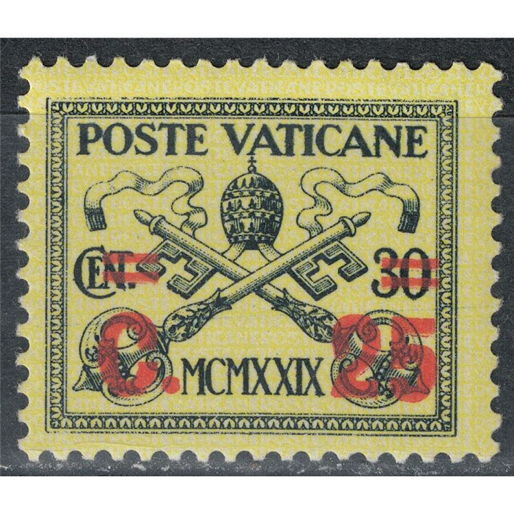 VATICAN 1931 Conciliation, overprinted MNH**