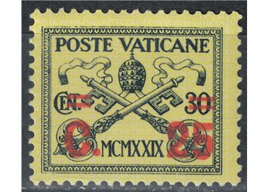 VATICAN 1931 Conciliation, overprinted MNH**
