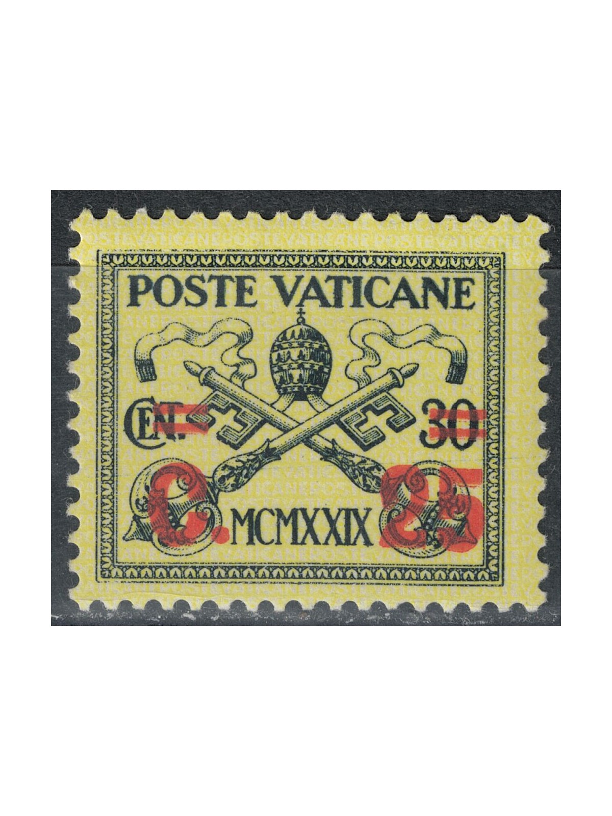 VATICAN 1931 Conciliation, overprinted MNH**