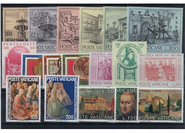 VATICAN 1975 Complete Year 18v MNH**