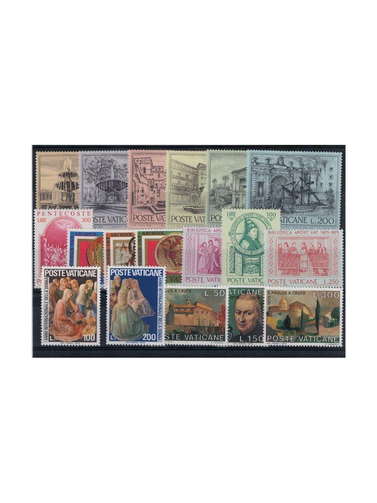VATICAN 1975 Complete Year 18v MNH**