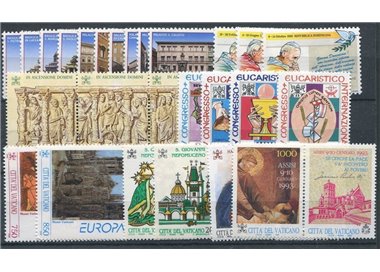 VATICANO 1993 Annata Completa 28v MNH**