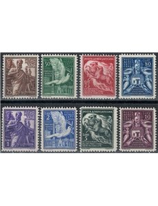 VATICAN 1938 Various subjects (airmail) 8v MNH**