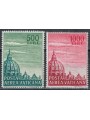 VATICAN 1958 Dome of St. Peter (airmail) 2v MNH**