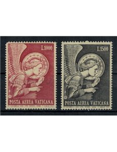 VATICANO 1968 Arcangelo Gabriele (posta aerea) 2v MNH**