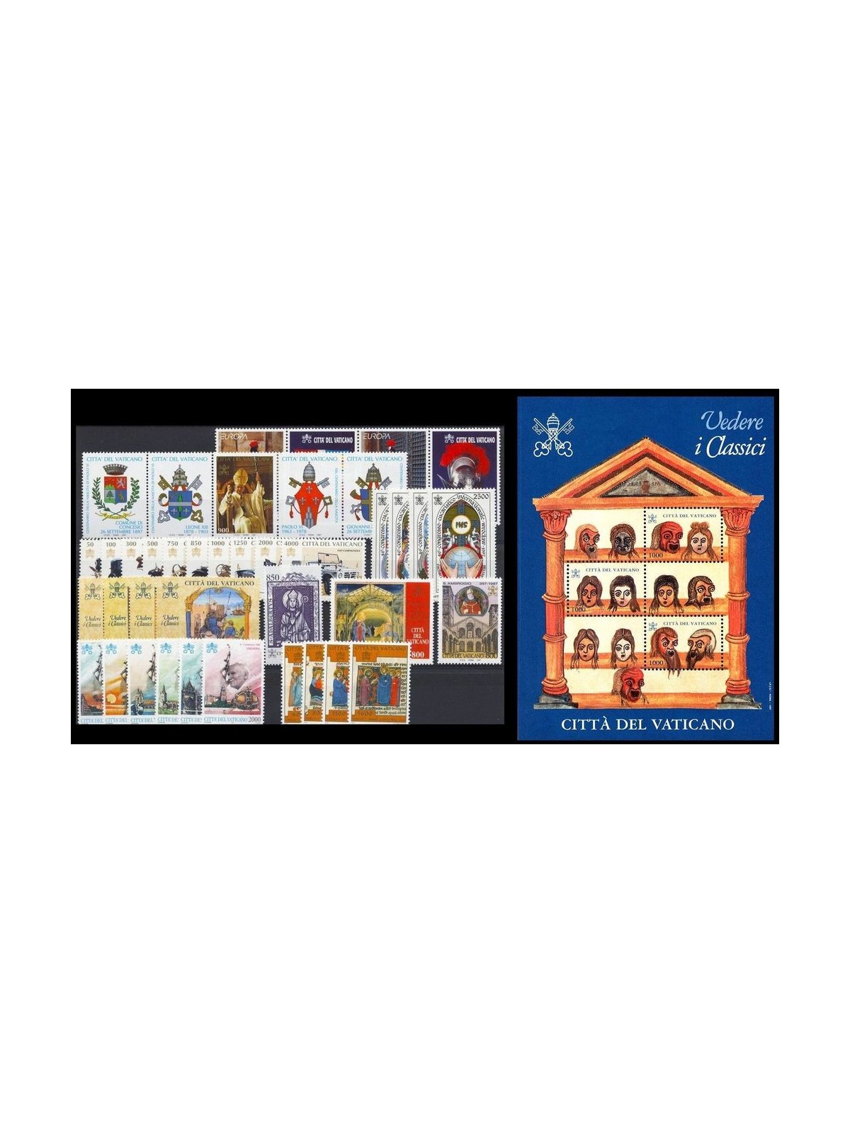 VATICANO 1997 Annata Completa 34v + 1 BF MNH**