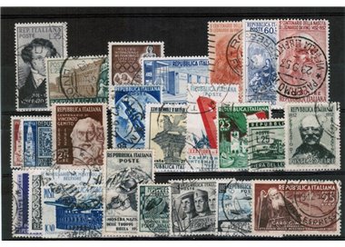 ITALY 1952 Complete Year 24v us