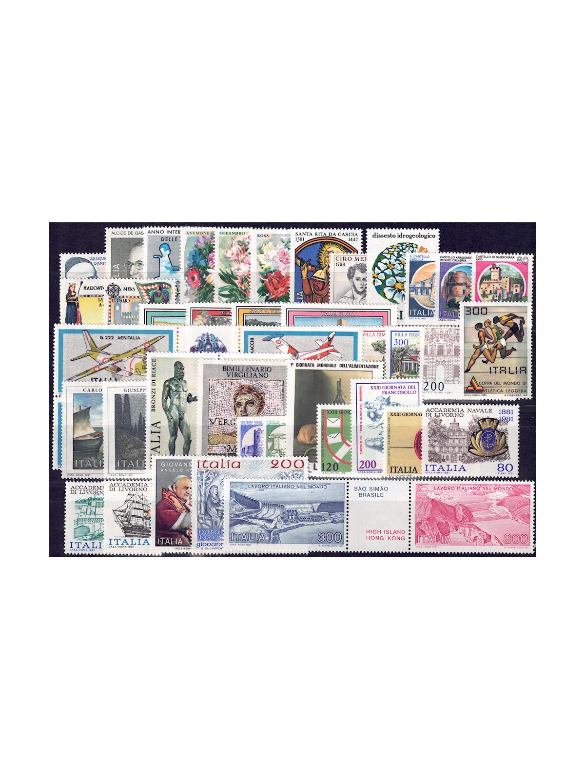 ITALIA 1981 Annata Completa 45v MNH**