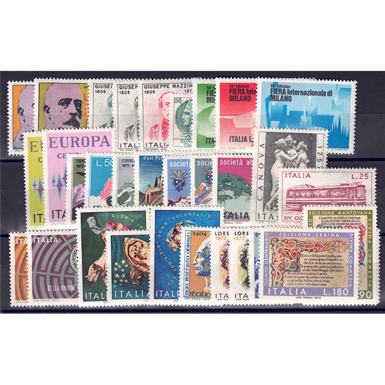 ITALIA 1972 Annata Completa 33v MNH**