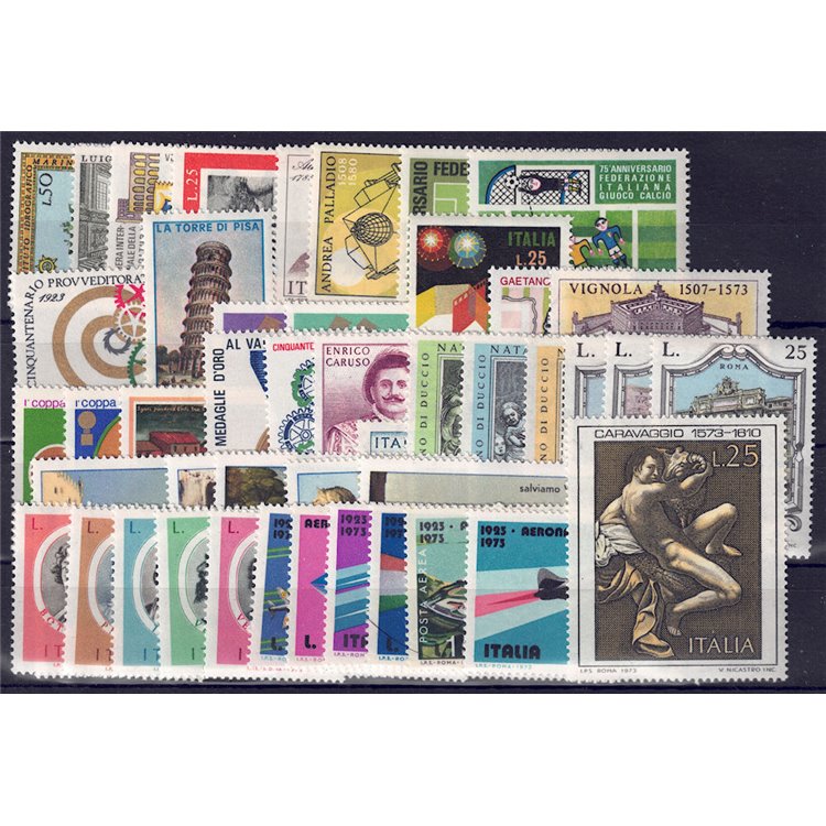 ITALIA 1973 Annata Completa 45v MNH**