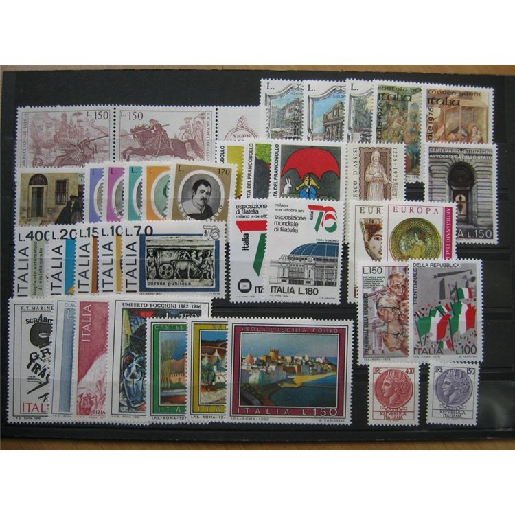 ITALIA 1976 Annata Completa 38v MNH**
