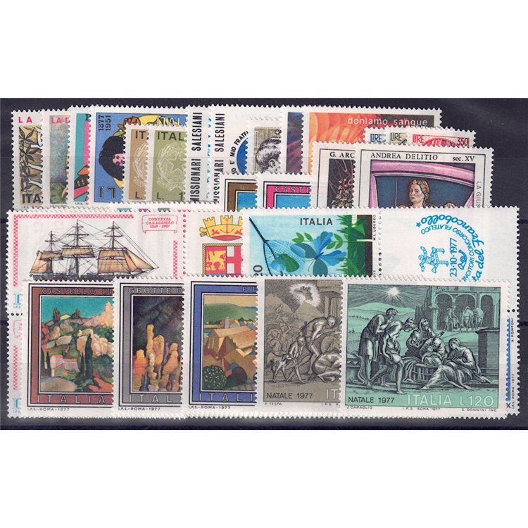 ITALIA 1977 Annata Completa 38v MNH**