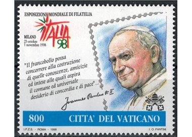 VATICAN 1998 Stamp Day MNH**