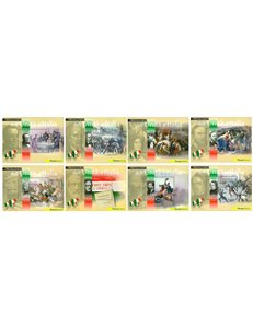 ITALIA 2011 Protagonisti dell'unità d'Italia 8 BF MNH**