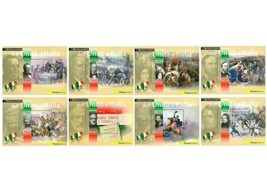 ITALY 2011 Protagonists of Italian unification 8 s/s MNH**