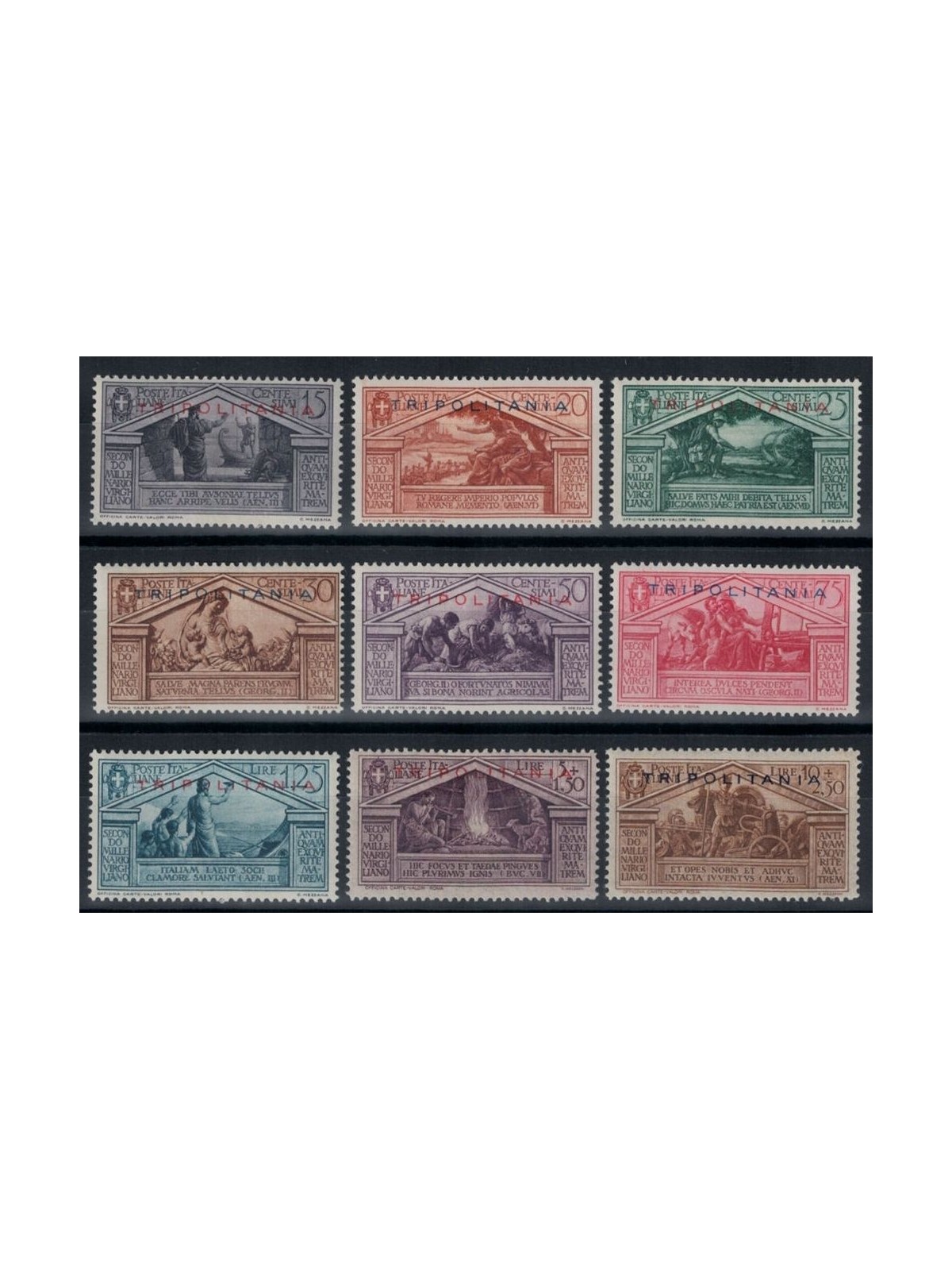 TRIPOLITANIA 1930 Virgil 9v MH*