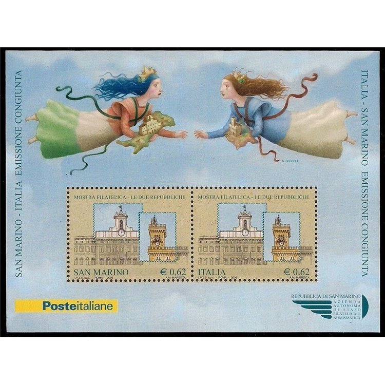 SAN MARINO 2006 The Two Republics s/s MNH**