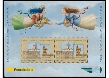 SAN MARINO 2006 Le due Repubbliche BF MNH**