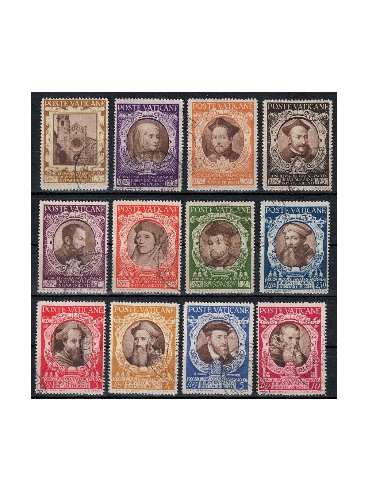 VATICAN 1946 Council of Trent 12v us