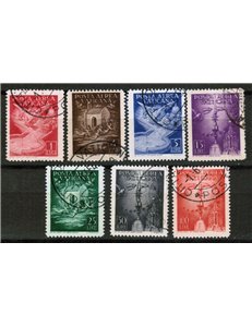 VATICAN 1947 Various subjects (airmail) 7v us