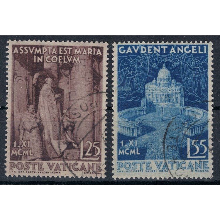 VATICAN 1951 Dogma of the Assumption 2v us