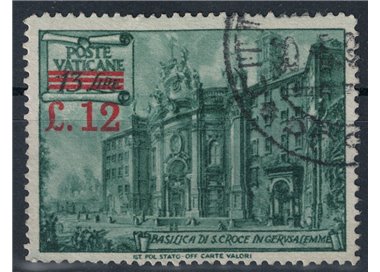 VATICAN 1952 Basilicas overprinted in red us