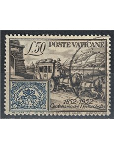 VATICAN 1952 Centenary of the US postage stamp
