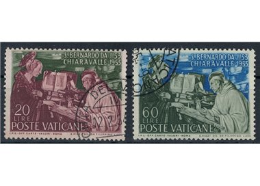 VATICAN 1953 Saint Bernard of Clairvaux 2v us
