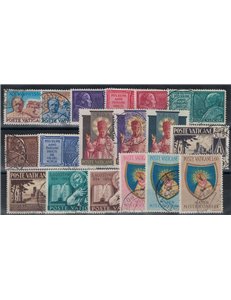 VATICAN 1954 Complete Year 18v US