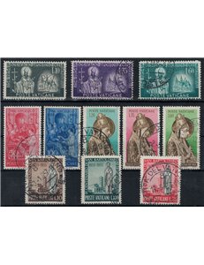 VATICAN 1955 Complete year 11v us