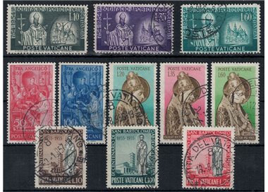VATICANO 1955 Annata completa 11v us