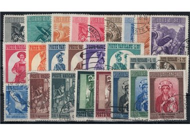 VATICANO 1956 Annata completa 25v us