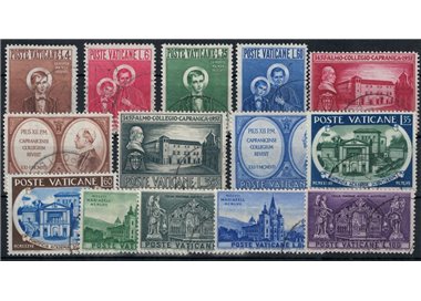 VATICANO 1957 Annata completa 14v us