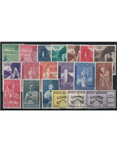 VATICAN 1958 Complete year 19v us