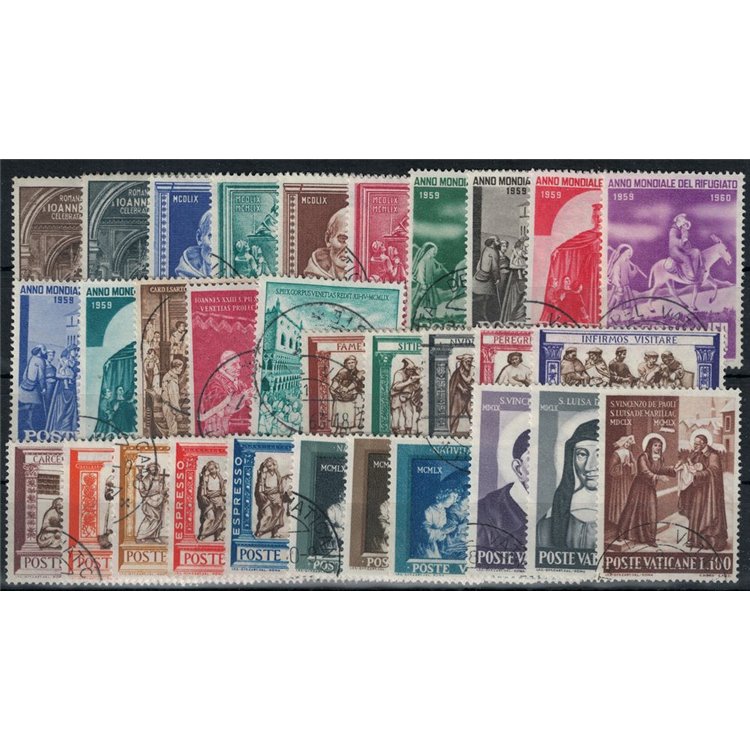 VATICAN 1960 Complete Year 31v us