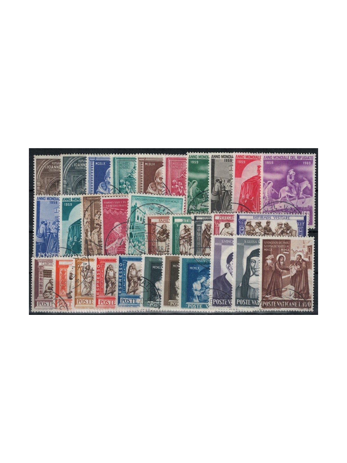 VATICANO 1960 Annata completa 31v us
