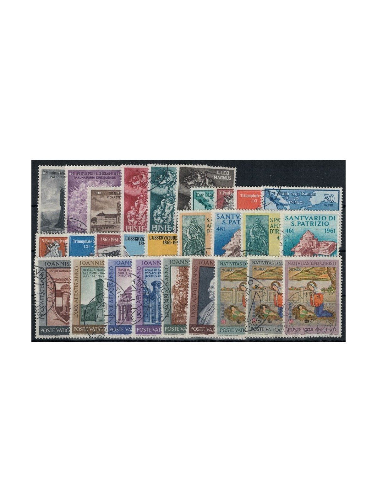 VATICANO 1961 Annata completa 28v us