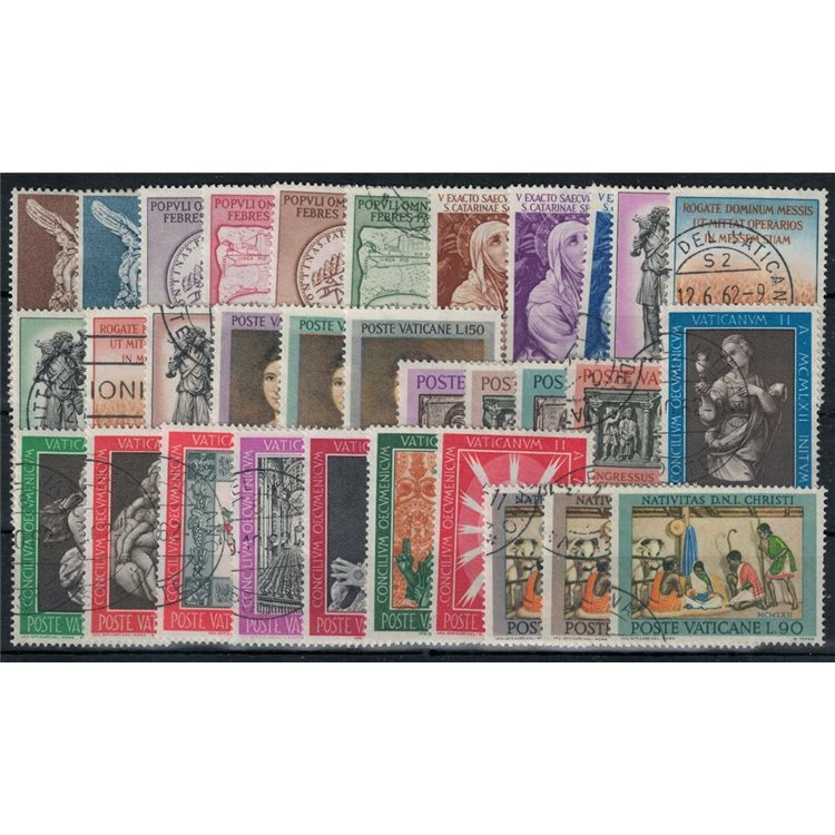VATICANO 1962 Annata completa 32v us