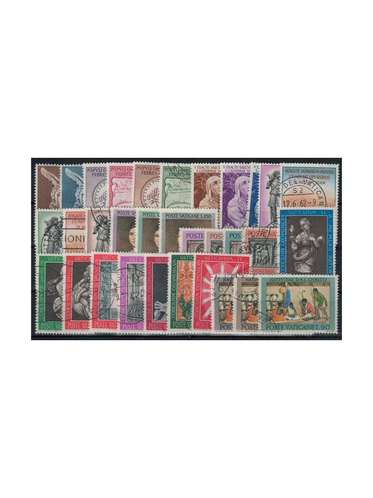 VATICANO 1962 Annata completa 32v us